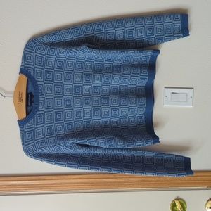 🚨LAST CHANCE Merino Wool / Angora Geometric Cropped Sweater